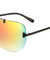 Rimless Solid One Piece Metal Top Bar Color Mirror Wholesale Bulk Sunglasses