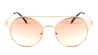 Retro Aviators Oceanic Color Lens Wholesale Bulk Sunglasses