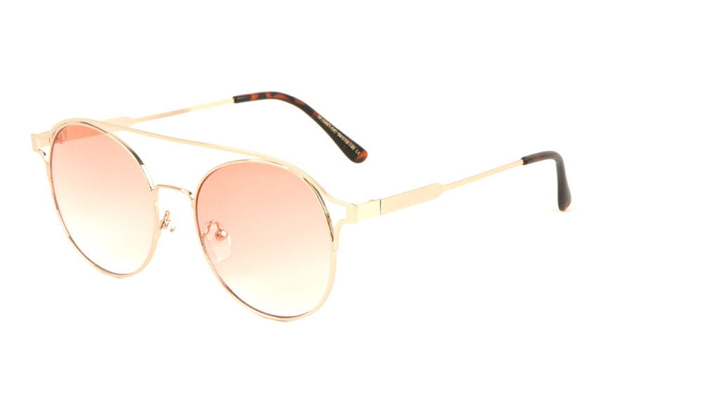 Retro Aviators Oceanic Color Lens Wholesale Bulk Sunglasses