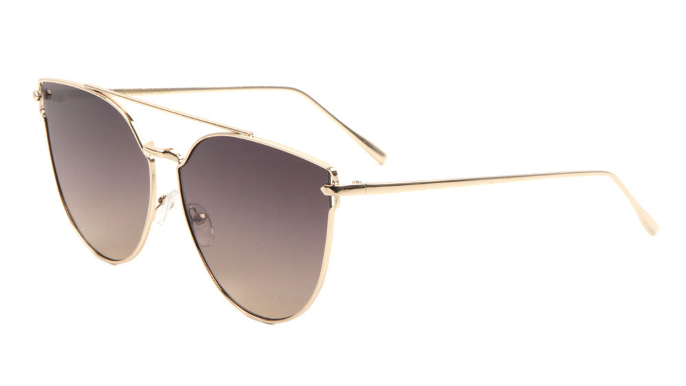 Cat Eye Aviators Color Mirror Wholesale Bulk Sunglasses