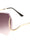 Rimless Butterfly Curved Temple Wholesale Bulk Sunglasses