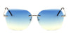 Rimless Butterfly Oceanic Color Wholesale Bulk Sunglasses