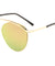 Rounded Color Mirror Aviators Wholesale Bulk Sunglasses