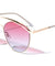 Rounded Oceanic Color Aviators Wholesale Sunglasses