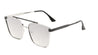 Squared Color Mirror Aviators Wholesale Bulk Sunglasses