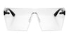 Squared Solid One Piece Clear Lens Wholesale Bulk Glasses