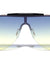 Rimless Solid One Piece Oceanic Color Lens Wholesale Sunglasses