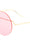 Avant Garde Rimless Solid One Piece Color Lens Wholesale Sunglasses