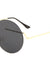 Avant Garde Rimless Solid One Piece Color Lens Wholesale Sunglasses