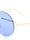 Avant Garde Rimless Solid One Piece Color Lens Wholesale Sunglasses