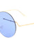 Avant Garde Rimless Solid One Piece Color Lens Wholesale Sunglasses