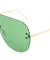 Rimless Solid One Piece Color Lens Wholesale Bulk Sunglasses