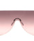 Rounded Rimless Solid One Piece Oceanic Color Lens Bulk Sunglasses