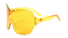 Large Rimless Solid One Piece Color Lens Wholesale Bulk Sunglasses