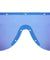 Rimless Solid One Piece Studded Color Mirror Lens Wholesale Sunglasses