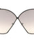 Twist Temple Angled Round Lens Wholesale Sunglasses