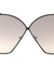 Twist Temple Angled Round Lens Wholesale Sunglasses