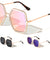 Geometric Squared Butterfly Wholesale Bulk Sunglasses