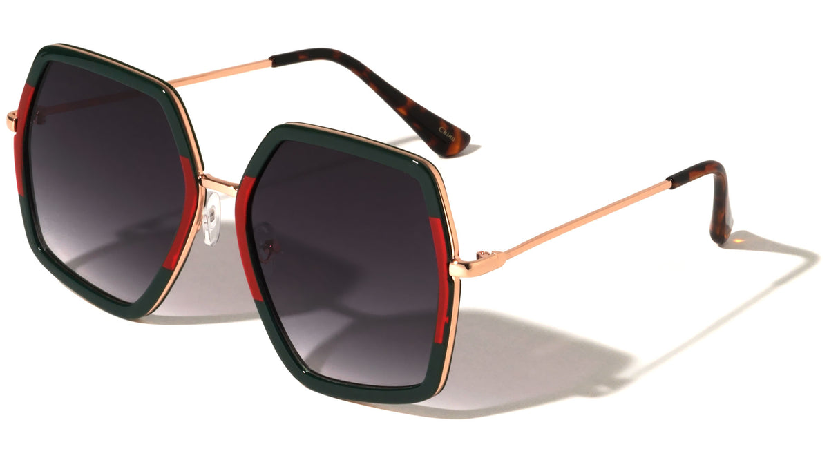 Geometric Squared Butterfly Wholesale Bulk Sunglasses Frontier Fashion Inc
