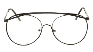 Rounded Clear Lens Aviators Wholesale Bulk Glasses