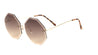 Rimless Octagon Oceanic Color Wholesale Bulk Sunglasses