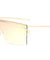 Rimless Solid One Piece Color Mirror Wholesale Bulk Sunglasses