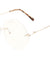 Rimless Round Clear Lens Wholesale Bulk Glasses