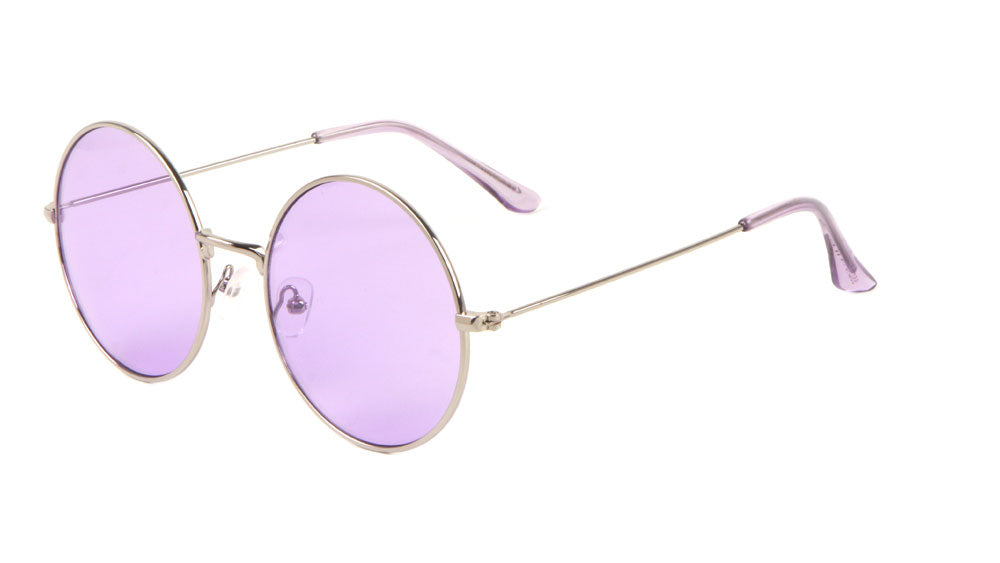 Round Light Color Lens Wholesale Bulk Sunglasses