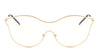 Modern Relief Solid One Piece Clear Lens Bulk Glasses