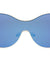 Modern Relief One Piece Color Mirror Lens Bulk Sunglasses