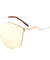 Modern Relief One Piece Color Mirror Lens Bulk Sunglasses