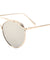 Aviators Color Mirror Fancy Top Brow Bar Lens Sunglasses Wholesale