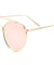 Aviators Color Mirror Fancy Top Brow Bar Lens Sunglasses Wholesale