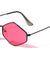 Small Thin Hexagon Color Lens Fashion Wholesale Sunglasses