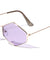 Small Thin Hexagon Color Lens Fashion Wholesale Sunglasses