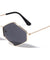 Small Thin Hexagon Color Lens Fashion Wholesale Sunglasses