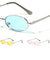 Color Lens Retro Wide Oval Wholesale Sunglasses