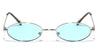 Color Lens Retro Wide Oval Wholesale Sunglasses