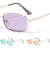 Thin Rectangle Color Wholesale Sunglasses