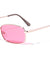 Thin Rectangle Color Wholesale Sunglasses