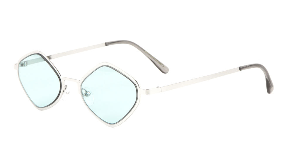 Diamond Frame Color Lens Sunglasses Wholesale