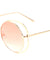 Round Ring Oceanic Color Sunglasses Wholesale