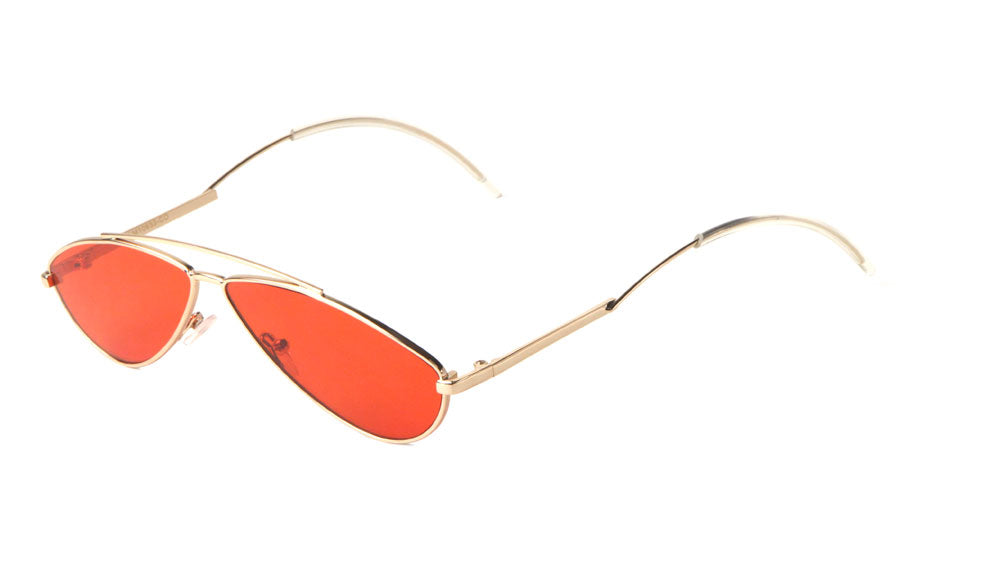 Tiny Thin Fashion Color Lens Sunglasses Wholesale