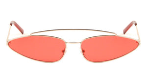 Thin Cat Eye Color Lens Bulk Sunglasses Wholesale
