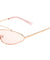Thin Cat Eye Color Lens Bulk Sunglasses Wholesale