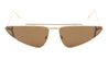 Small Flat Top Aviator Cat Eye Fashion Sunglasses Wholesale
