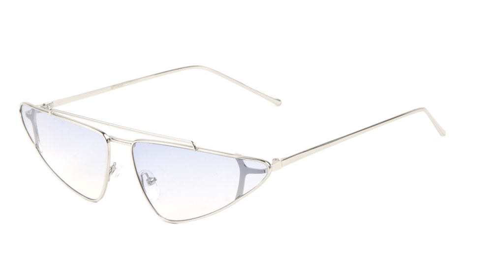 Small Flat Top Aviator Cat Eye Fashion Sunglasses Wholesale
