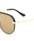 Semi-Rimless One Piece Shield Aviators Sunglasses Wholesale