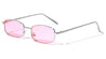 Color Lens Wide Rounded Rectangle Wholesale Sunglasses