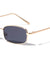 Color Lens Wide Rounded Rectangle Wholesale Sunglasses